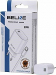 Beline charger Wall charger 20W USB-C + kabel USB-C, White