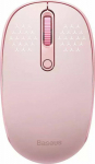 Baseus F01B Baby Pink - Baseus F01B Tri-Mode Wireless Mouse Baby Pink