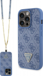 Guess Crossbody 4G Metal Logo Back Case for Apple iPhone 15 Pro