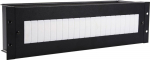 Lanview 3U 19" ELECTRICAL/DIN RAIL, MODULE - BLACK