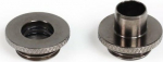 Alphacool ES double adapter, Steckbar, G1/4 AG auf G1/4 AG - Schwarz