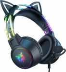 Headphones Onikuma X15 Pro Cat Czarne (X15 PRO Cat Black)