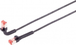 Lanview Bendable booted Halogenfree, (LSZH) CAT6A U/FTP 2m Black