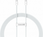 Kabel USB Baseus USB-C - USB-C 2 m White (6932172648794)