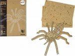 LeanToys Wooden Space Puzzle 3D Spider Educational Compilation 31 Elements
