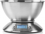 Nedis KASC111SI Kitchen Scales Digital | Stainless Steel | Timer Function | Thermometer Function