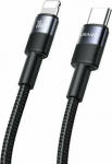 Kabel USB Usams USB-C - Lightning 1.2 m Czarny