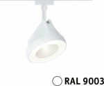 Paulmann URail track reflector ARENA 15W DIM 850lm 2700K 230V white RAL9003 / metal