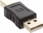 Adapter USB InLine USB-A - USB-B Czarny (33443A)
