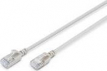 DIGITUS patch cable CAT 6A F/FTP Slim 1.00m grau