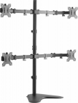 Logilink BP0046 Quad Monitor Desk Stand 13"-32" | Logilink | Desk Mount | BP0046 | 13-32 " | Maximum weight (capacity) Carrying capacity of each arm: Max. 8 kg kg | Black