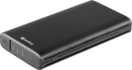 Akupank/Mobiilne akupakk Sandberg Solar Powerbank 25000mAh, 2x USB, USB-C 3A PD max 18W, IPX4, 4 p&auml;ikesepaneeli 8W, 2YW