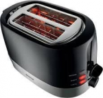 Gorenje T850BK czarny - Moc [W]: 850 | The amount of toast: 2 | Number of toasting levels: 7 |The type of housing: material/steel | Color: czarno-srebrny