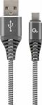 Cable USB Gembird USB-A - USB-C 2 m Szary (CC-USB2B-AMCM-2M-WB2)