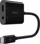 Belkin RockStar 3.5mm Audio + USB-C Charge - audio adapter