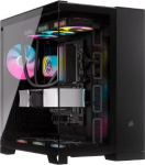 Corsair Dual Chamber PC Case | 6500X | Black/Obsidian Aluminum | Mid-Tower | Power supply included No | ATX