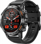 Giewont Smartwatch Veltori VT120-1 Black Silicone Strap