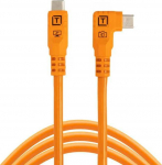 Tether Tools kaabel USB-C - USB-C TetherPro Optima 10G Right Angle 1.8m, oranž (CUC06RTG2-ORG)