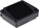 Alphacool NexXxos XT45 - Radiator block - Cooper - Stahl - Schwarz - 1/4" - 1.5 bar - 12 cm