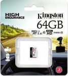 KIN Memory Card microSD Kingston High-Endurance UHS-I 64GB 24/7 (recorders i monitoring)