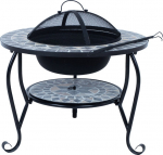 Fire pit MOSAIC 60x60xH45cm, grey