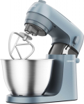 Kenwood Electronics KZM35.000GY, 4 l, Blau, Drehregler, Beat, Knead, Mix, Whisking, Edelstahl, Edelstahl