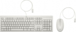 HP Tastatur+Mouse 225 Set Wired White