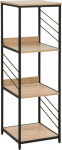 Shelf DIMITRA 40x40xH124cm, rustic/black