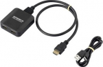 SpeaKa Professional SP-HDMIS-300 2 Port HDMI-Splitter Ultra HD-able to 7680 x 4320 Pixel