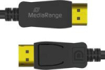 MediaRange DisplayPort Kabel, Ver. 2.1, 40 Gbps, 2.0m, sw