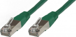 MicroConnect F/UTP CAT6 0.25m Green LSZH, Outer Shield : Foil screening