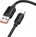 Kabel USB A do USB C Hoco PD 5A 100W 1 m X115 czarny