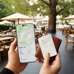 Satechi Locator card FindAll Wallet Card compatible z Apple Find My (sand)