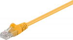 Wentronic Cat6 Network cable, U/UTP 2xRJ45 plug unshielded yellow 2m