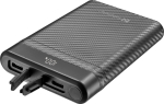 SANDBERG Survivor - Powerbank - 10000 mAh - 37 Wh - 20 Watt - 3 A - PD - 2 Ausgabeanschlussstellen (2 x USB-C)
