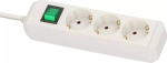 Brennenstuhl Eco-Line power strip 3 jack 5 m White