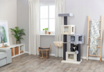 Trixie Enzo, standing scratching post, dla kota, creamy/szary/czarny, 156 cm