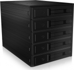 ICY BOX IB-565SSK - Enclosure for storage drives with fan - 3.5" (8.9 cm)