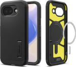 Kaitse&uuml;mbris Tough Armor (MagFit), Google Pixel 10a, must, tugijalaga, Qi2/MagSafe &uuml;hilduv, Spigen