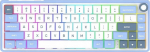 AQIRYS Keyboard AQIRYS Mechanical Keyboard 65%/68 keys Dual Mode: Wirelles&BT+Wired TALITHA white
