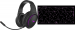 PREYON Headphones PREYON Hurricane Fly Black Headphones (PHF40B) + Pad Falcon Speed XXL (PFS120)