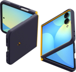 &Uuml;mbris Nano Pop (MagFit), Samsung Galaxy Flip8, tumesinine, Qi2/MagSafe toega, Spigen