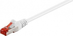 MicroConnect F/UTP CAT6 10m White PVC, Outer Shield : Foil screening