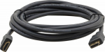 Kramer Electronics Kramer C-MHM/MHM-2 | Flexible High-Speed | HDMI - HDMI | Max 3840x2160 60Hz 4:4:4 | Svart | 0.6m