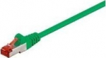 MicroConnect F/UTP CAT6 0.5m Green PVC, Outer Shield : Foil screening