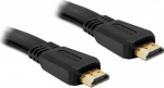 DELOCK HDMI Flachkabel Ethernet A -> A St/St 2.00m 4K