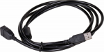 Cable USB Akyga USB-A - USB-A 1.8 m Czarny (AK-USB-07)