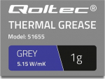 Pasta Thermal Qoltec Grey 1g (51655)
