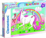 Clementoni Clementoni Puzzle 104 of briiliant unicorn elements