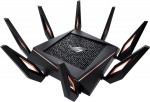 ASUS ROG Rapture GT-AX11000 - wireless router - Wi-Fi 6 - desktop | 4-port switch | AX11000 | 2.4 GHz (1 band) / 5 GHz (2 bands)